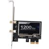 VBESTLIFE Scheda di Rete Wireless PCIE 8265AC, Scheda di Rete Wireless Dual Band Bluetooth 4.2, 2,4 GHz e 5 GHz per Giochi, Streaming, per 8 8.1 10