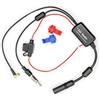 Vecys FM/AM DAB DAB + Amplificatore di Segnale Antenna per Auto Amplificatore Presa SMB a Connettore DIN Adattatore 12V Splitter Antenna Radio Digitale Amplificatore per Camion Car Audio Stereo DAB