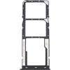 Generico Ricambio Compatibile con Xiaomi Redmi A1 2022 / Redmi A1+ Carrello Vassoio tray porta scheda Sim 1 + SIM 2 + alloggio SLOT SLITTA Alloggio Memoria Micro Sd CARD (Nero)