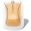 Annadue Mouse Wireless in Legno di bambù Creativo, Pratico Mouse per Laptop per Ufficio Aziendale, 3 Livelli DPI di Regolazione, 800-1200-1600 DPI, per Lavoro, Studio, Tempo Libero, 400