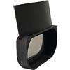 Generico Custodia con supporto per casco per Insta360 Go3/Go3S, Custodia protettiva con supporto magnetico per caschi da moto e da bicicletta, supporto per videocamera POV (In alto)