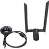VBESTLIFE Adattatore WiFi USB 3.0 Wireless, Scheda di Rete Wireless Dual Band 2.4G 5G 1200Mbps per PC Desktop