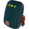 Tosuny Altoparlante Bluetooth per Bicicletta, Altoparlante da Manubrio Wireless con Radio FM, Supporto Accoppiamento, Chiamate in Vivavoce, Inserimento Scheda, Impermeabile IPX5 (blu