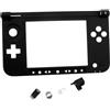 SZLG Shell Housing Bottom Middle Plastic Frame Nero Sostituzione Compatibile per 3DS LL XL Cerniera Parti
