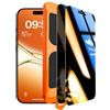 TOCOL Privacy Pellicola Vetro Temperato per iPhone 17, 25° Reali Anti-Spy, Rimozione Automatica Della Polvere, Copertura Completa, Senza Bolle, Durezza 9H, 2 Pezzi
