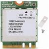 Annadue Scheda WiFi Bluetooth M.2, Adattatore di Rete Wireless Dual Band 867Mbps con Bluetooth 4.0 FRU 01AX713 NGFF PCB, Aggiornamento per Laptop Portatile 1 Pezzo