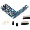 Wonrabai Pi5 PoE HAT Board Compatible with Raspberry Pi 5/Compute Module 5, Power Over Ethernet HAT,Offer Network Connection and Power Supply to Pi 5/CM 5 In One Cable, 5V 5A