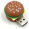 Onwomania Chiavetta USB 64 GB Hamburger Cheeseburger Burger Marrone USB Memory Stick - Memory Stick per laptop Ultrabook
