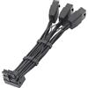 CASNO Per GPU RTX4090 4x8-pin 3x8Pin 2x8pin PCI-e a 16-pin 12VHPWR Connettore Gomito a 90 gradi 15CM Adattatore di alimentazione GPU 4x8pin a 16pin Scheda Grafica Alimentazione 4x8pin Cavo adattatore Pcie