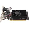 Cuifati Scheda Grafica 2G GT610 Scheda Grafica 64bit 810Mhz DDR3 GPU con Ventola di Raffreddamento, DVI, VGA, HDML Scheda Video con Uscita HD 2K
