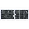 XUMIUZIY 132 Tasti KeyCaps Coreani, Altezza OEM, 132 Set di Keycap Coreani, Sostituzione per 61/62/64/68/72/75/84/87/88/98/100/104/108 Tastiera Meccanica (BLACK)