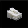ChunLK Alloggiamento del connettore maschio del cavo PCI-E/GPU/VGA da 4,2 mm 5557 6 pin nero bianco for cavo fai da te-10 pezzi(Housing with pins,1)