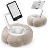 CreaDream Pumpkin - Supporto per tablet Kindle iPad, regolabile, con ciotola per snack rimovibile, compatibile con tablet da 4,7-13, iPad, iPhone, Samsung Tabs, Kindle