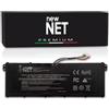 new net - Batteria Premium AC14B8K [15.2-15.4V - 4000mAh] Compatibile con Acer Spin 3 SP315-51, Spin 5 SP513-51, Swift 3 SF314-51, SF314-52, SF314-52G