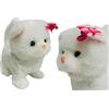 Generico Gatto Peluche Gattino che Miagola Cammina Miagola Muove la Coda Gatto Giocattolo Interattivo Camminante Muove la Coda Gattino Giocattolo Bambini Camminante Cucciolo Micio Elettronico
