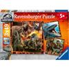 Ravensburger Jurassic World - Puzzle 3x49 Pezzi