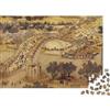RMMERPCVREFE Paesaggio del Ponte Antico Puzzle 1000 Pezzi per Adulti 38x26cm/1000pcs