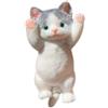 HTTDSLF Mochi Squishy Giocattoli da Schiacciare, Giocattoli Antistress di Gatto, Squeeze Toys , Stress Relief Squeeze, Antistress Giocattolo per Bambini e Adulti, Regalo di Natale, Festa Compleanno