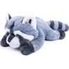 RLOMUTE Peluche Procione appesantito Microondabile Carino Super Morbido Cuscino animale Bambola abbraccio Caldo Freddo Regalo per tutte le età - Bambini adolescenti e adulti 21 pollici 4,4 libbre