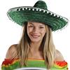 I LOVE FANCY DRESS LTD Sombrero messicano rosso + baffi per travestimenti, feste e vacanze