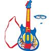 Lexibook, Paw Patrol, Chitarra elettrica con microfono, Occhiali con microfono, Canzoni demo, 2 modalità di gioco, Plug per MP3, blu/rosso/giallo, K260PA