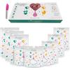 MAMASHY HelloBaby - 9 Bustine Corredino Neonato Ospedale, 3 Misure, Neonato Accessori Utili con Buste Sacchetti Cambio Made in Italy, Lista Borsa Parto Ospedale Mamma Nascita Bebè, Pennarello, Cornice
