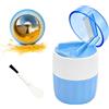 Thryvix Trita Pastiglie 3 in 1, Taglia Pastiglie in Acciaio Inossidabile, Frantuma e Conserva Pillole con Contenitore Integrato, Ideale per Uso Quotidiano, Adatto per Persone Anziane