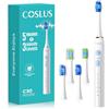 COSLUS C30 Spazzolino elettrico per adulti, pulizia profonda efficace e delicata