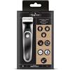 THE BARB XPERT - Rasoio Barba Ibrido Uomo - Radere, Rifinire, Modellare - Rasoio Elettrico di Precisione, 3 Pettini 1-3-5 mm, Lama Doppia Inox, Autonomia 60 min, Ricarica USB