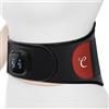 Comfytemp Massaggiatore a infrarossi per schiena con batteria da 15 Wh con USB, 9 livelli di calore, 5 modalità di vibrazione, controllo tramite pulsante e app, 20 x 155 cm, senza fili, cintura