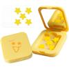 HTTDSLF 48 pieces Pimple Patch Star Patch Brufoli Stelline, Hydrocolloid Acne Patches, Cerotti Brufoli Viso, Viene Fornito con Scatola di Specchio Portatile