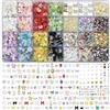 Rokahebi 9000PCS 3D nail charms Set - Y2K decorazioni unghie & Kit decorazioni unghie, 110 Stili Strass, Perle, Farfalle & Accessori fai da te per Nail Art