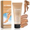 Giugio Trucco per gambe e corpo, impermeabile, 100 ml, fondotinta per tatuaggi e gambe, impermeabile, senza trasferimento, per cicatrici, vene varicose, copertura impermeabile per gambe e corpo