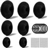 Viexpand Realizzare Chignon Set,7 pezzi Chignon a Ciambella(4 Dimensioni),10 Elastici per Capelli,20 Clip a Forma di U,Magic Hair Bun Maker,per Bambine e Donne(Golden)