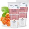 Celenes by Sweden Cloudberry Crema Talloni Screpolati 75 ml (Confezione da 2) - Formula Avanzata di Riparazione con Urea, Olio di Avocado e Mandorla, Senza Alcol e Olio Minerale, Vegan per Piedi Morbi