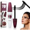 Generico Mascara Volumizzante Impermeabile 7D Nero, Trucco Occhi Volumizzante, Allungante E Incurvante, Mascara A Lunga Tenuta E A Prova Di Sbavature Per Ciglia Naturali (1pcs)