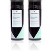 VIDALFORCE Fibre Capillari Naturali Pack 2x30gr = 60gr per Diradamento Capelli - Polvere Volumizzante 100% Vegetale Colore Castano Scuro - Resistente a Sudore e Pioggia - Effetto Istantaneo Naturale