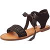 Refresh 79378, Sandali Bassi Donna, Nero, 37 EU