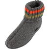 HAFLINGER Paul pantofola con collo in pura lana vergine antracite, taglia 24
