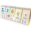 Editorial GEU Gioco per Bambini | Calendario da Tavolo - Impara i Mesi e le Stagioni in Modo Divertente e Educativo giocando con le tessere intercambiabili | Editorial GEU (Italiano)