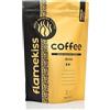 Flamekiss Chicchi di caffè 250 g - Chicchi di caffè espresso Arabica e Robusta tostati a fuoco di legna artigianali di alta qualità per un'esperienza in grani ricca e aromatica