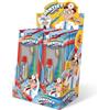 ROSSINI'S Doctor Dentist Spazzolini con Caramelle Liquide Gusto Fragola Espositore gr. 24x15