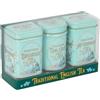 New English Teas | Cofanetto Regalo Tris Mini Lattine Metallo con Tè Nero Sfuso English Breakfast, Earl Grey, Nero Pomeriggio - 3 Lattine (70 Grammi Totale)