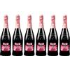 Tosti 1820 Brachetto d'Acqui DOCG Dolce - Spumante Rosso Aromatico 100% Brachetto - Note di Rosa - Piemonte - 6,5% Vol. Confezione con 6 bottiglie da 750 millilitri