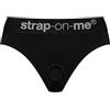 Strap-on-me Heroine Lingerie Harness - Spalline Regolabili, Fascia Elastica, Anello in Silicone Estensibile, Effetto Seconda Pelle, Comfort in Microfibra, XS-XXL - Noir M