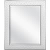 MCS Inch Nordlic Blossom, Plastica Vetro, bianco, 21 x 25 Inch