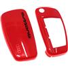 Audi 8V0071208AZ3M - Pannello Decorativo per Chiavi con Scritta Quattro, Colore: Rosso Misano