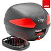 GIVI BAULETTO GIVI B29 N2 29LT NERO CON PIASTRA MONOLOCK UNIVERSALE MOTO SCOOTER