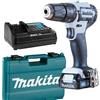 Makita HP333DSAW Trapano Avvitatore Percussione Batteria 2.0Ah Valigia Rigida