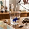 Bicchiere Tumbler in Vetro Soffiato Monsieur Savane Onlylux - Elefante h 9,3 cm